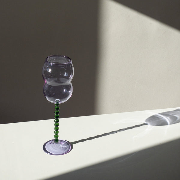 Dreamlike Weinglas - Lila/Grün - Ausstellungsstück
