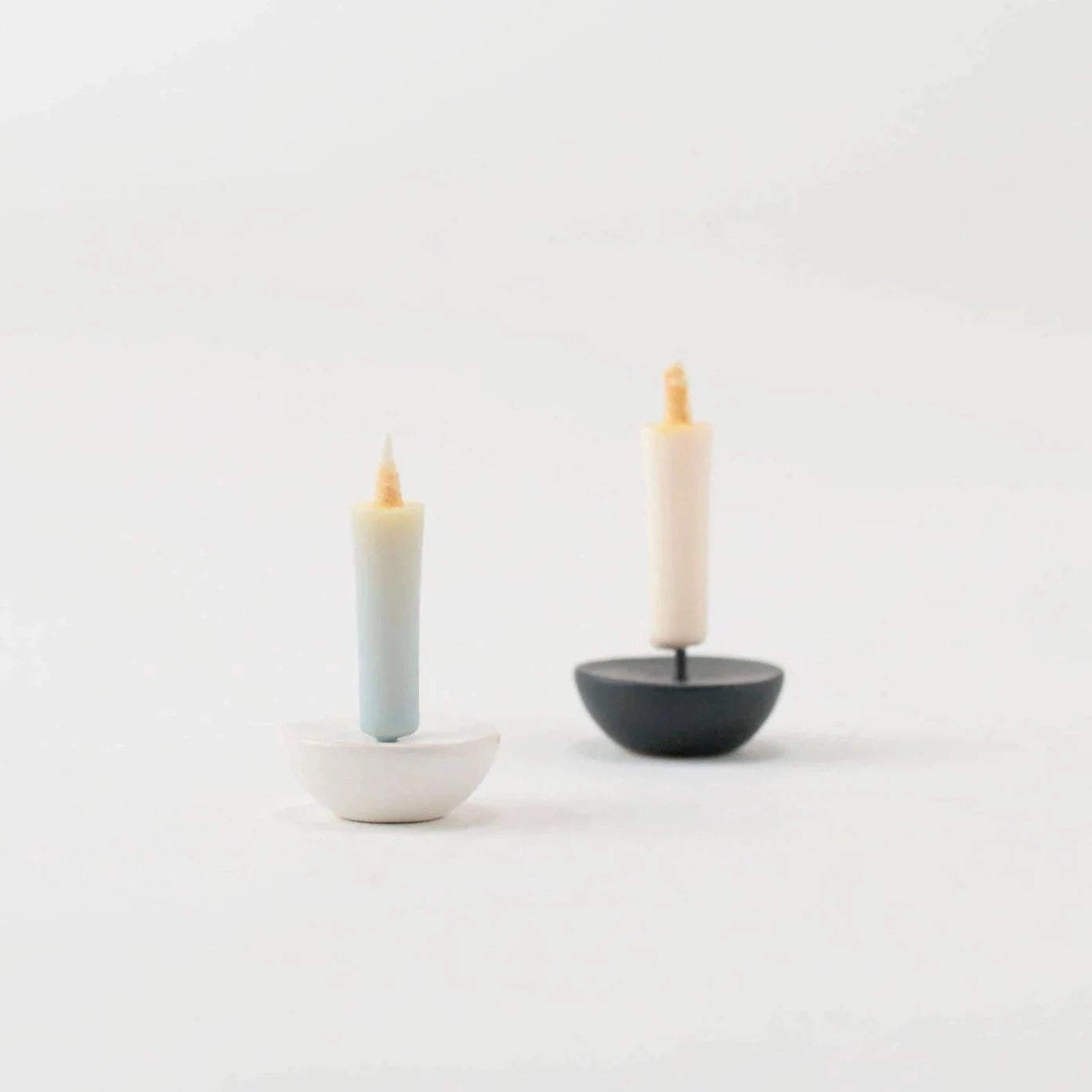 Candle holder RIPPOH Porcelain - Black
