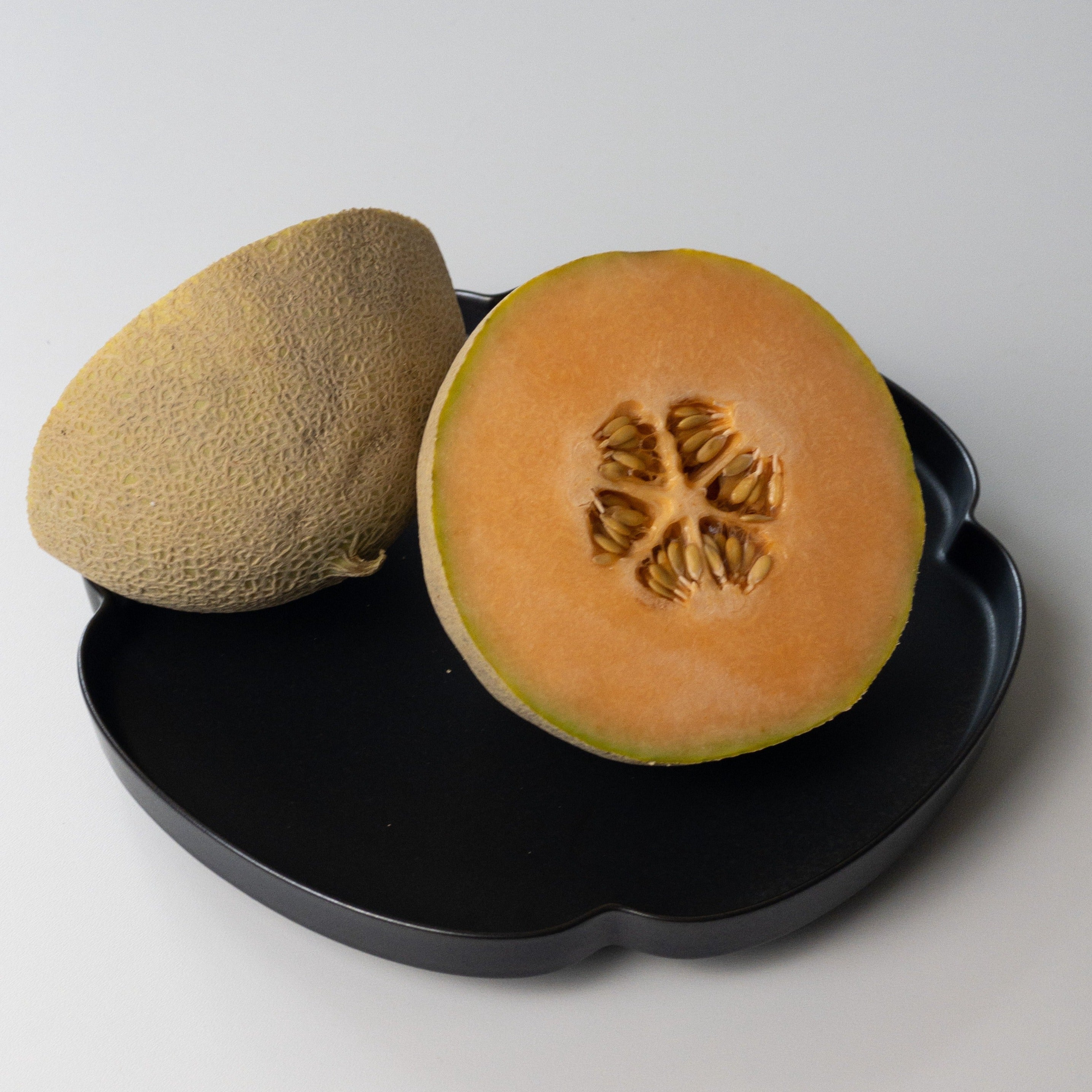 Japanese Plate with Iron Black Glaze