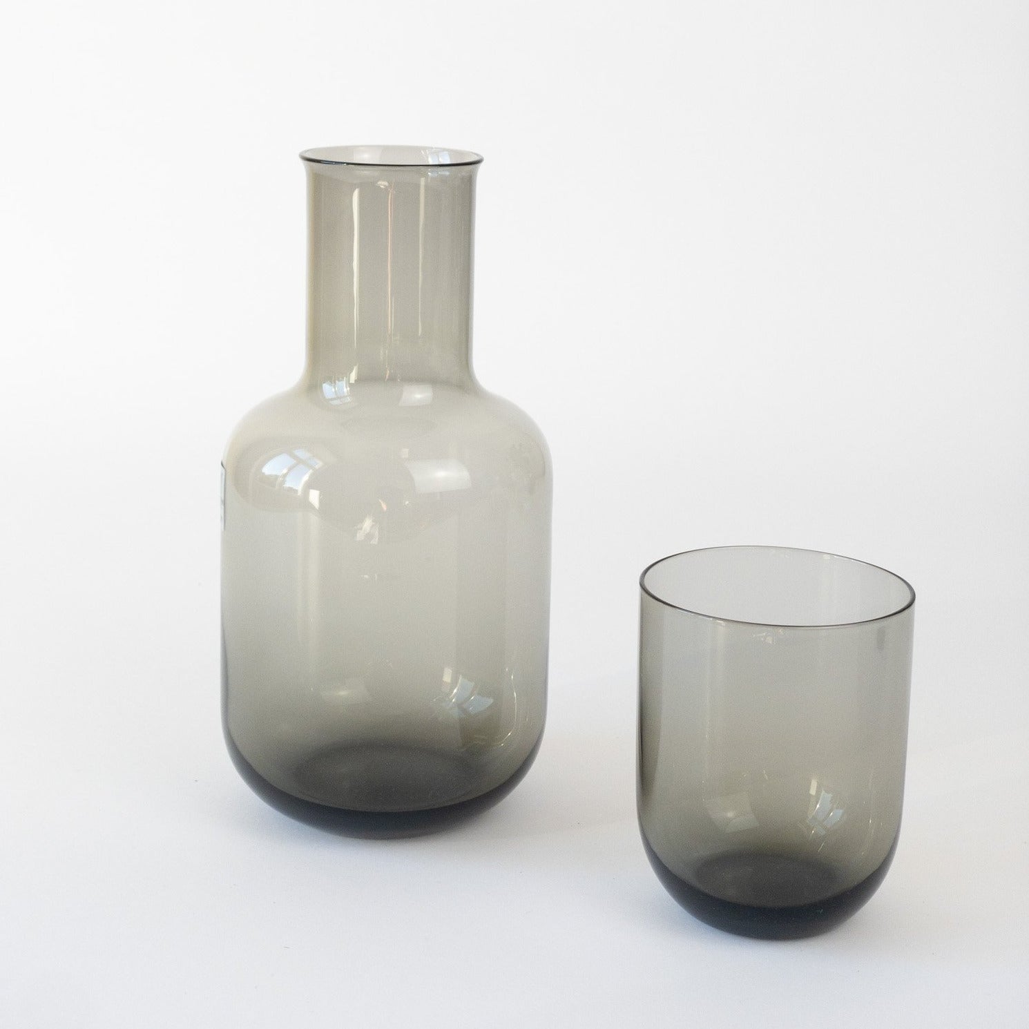 Japanese Carafe with Glass - Smoke